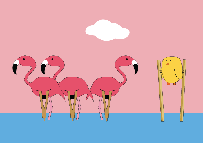 Alright lads, what's happening? (on stilts)